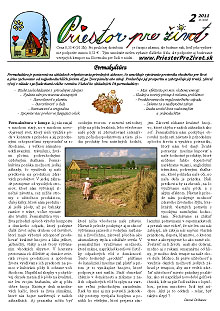 Aktuálne číslo časopisu Priestor pre život